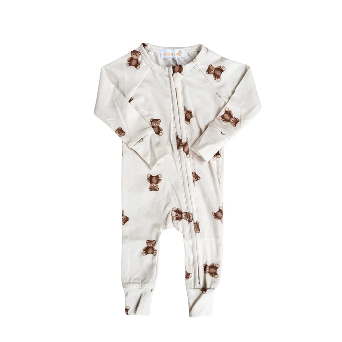 Zip Romper | Teddies (No Frill)