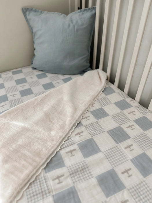 Wright Flyer Fur Lined Cot Blanket