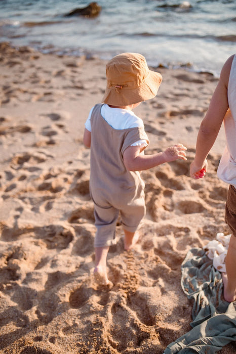 Cotton Sun Hat - Toffee | Kiin Baby