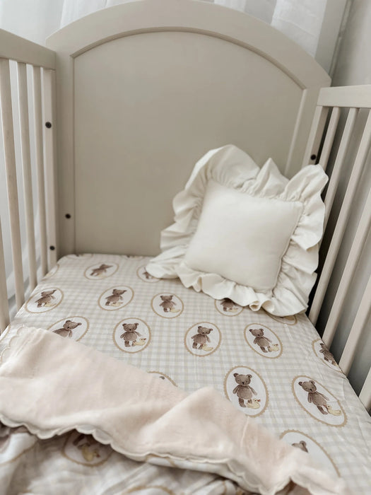 Ted & Duck Fitted Cot Sheet